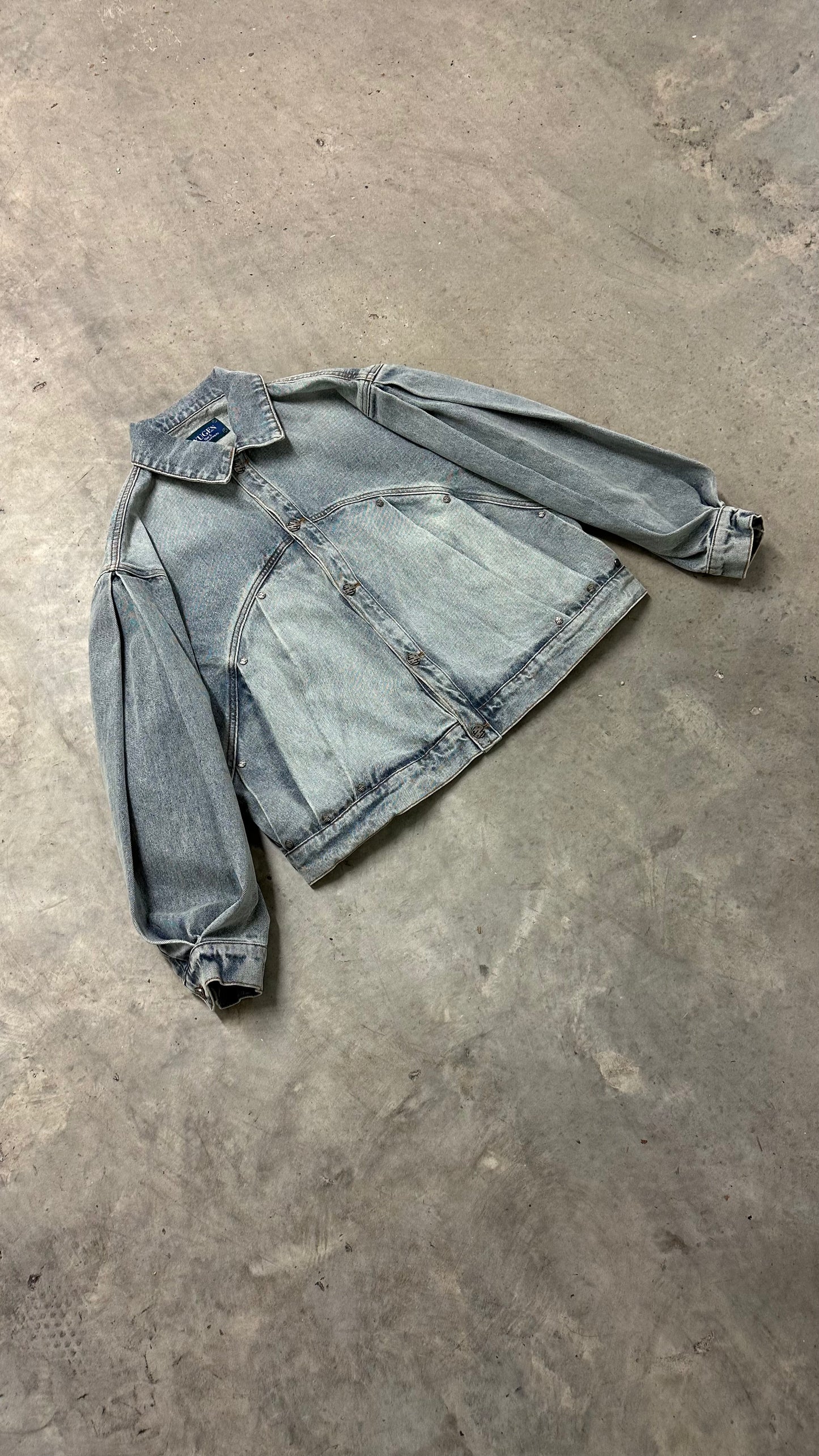 PLEATS³ Denim Jacket